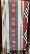 IKAT 100% cotton blanket - 45"x96" - Red-Green-White — Spirithouse Import Gallery