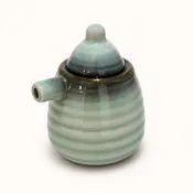 5oz 3.5"H Shoyu Sauce Dispenser Bottle with Lid Seikai (12/96)