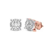 Abana 3/4 Carat T.W. Diamond Earring 10K Rose Gold