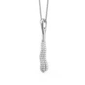 Diamond statement pendant | Platinum | Bixlers®