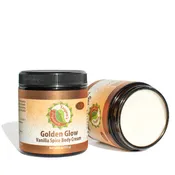 Golden Glow Vanilla Spice Body Cream- 4 oz