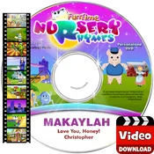 Fun Time Nursery Rhymes Personalized Digital MP4