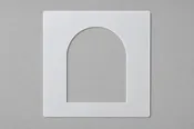 Arched Window Frame Stencil
