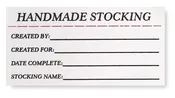 Woven Fabric Label for Bucilla Felt Stocking Kit