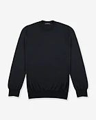 Cashmere and silk slim fit crewneck sweater