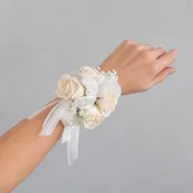 Classic Corsage with White Roses