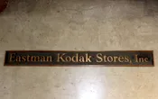 Bronze Eastman Kodak Stores Sign
