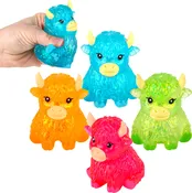 3" Glitter Sugar Highland Cow (Random Color Assortment 1pc)