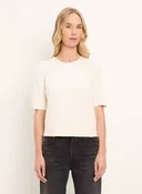 AGATHA SHORT SLEEVE CREWNECK PULLOVER SWEATER