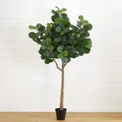 10-ft Artificial Fiddle Leaf Fig Tree