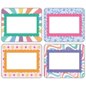 Retro Remix Name Tags