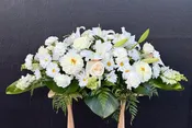 Clouds of White - Casket Spray