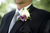 Boutonniere Designer Choice to Match Another Order: Wristlet/Bouquet