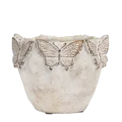Butterfly Rimmed Planter