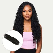 16" Burmese Curly Feather Crochet Human Hair