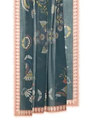 100% Wool Stole Embroidery Print