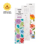 12 Sheets 140LB Watercolor Coloring Bookmarks