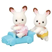 Calico Critters Chocolate Rabbit Twins