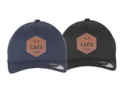 Curved Bill LAFD Crossed Axes Logo Embossed Patch logo Flexfit Cap