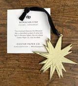 Moravian Star Enamel Ornament