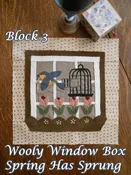 Wooly Windows - Block 3 - Spring Has Spring - DIGITAL DOWNLOAD