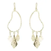 Dangling Diamond Earrings in Gold