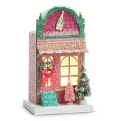 10.75" Lighted Paper Champagne Lounge