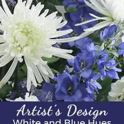 Designer's Choice - Blue and White Hues Bouquet