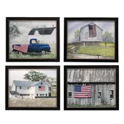 Americana Barn Framed Print