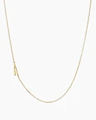 14K Gold Alphabet Necklace
