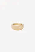 18k Yellow Gold 10mm Dome Ring