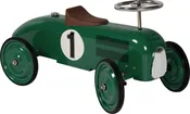 Green Classic Vintage Race Car Ride-On Vehicle