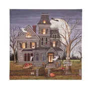 C&F, Haunted House LED Wall Art