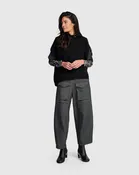 Alembika - Poly-Jersey Pants in Steel