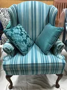 Antique Sherrill Wing-Back Chair