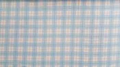 101"/102" Light Blue Plaid EXTRA WIDE Percale Sheeting Fabric