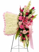 Artificial Pillow w/Ribbon