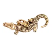 Alligator Charm, Gold