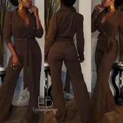 The Mena Chocolate Suit