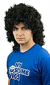 My Costume Wigs Men's Curly Rick James (Black) One Size Fits All