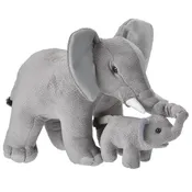 African Elephant Mom and Calf Plush