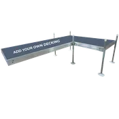 12' L-Shaped Aluminum - Hardware and Frames Only