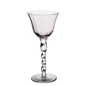 ADRIANA PINK WINE GLASS