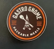 Circle Patch Sticker, Brown