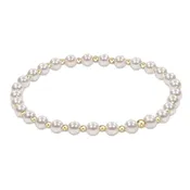 Enewton - Classic Grateful Pattern 4mm Bead Bracelet Pearl