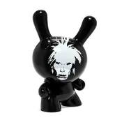 ANDY WARHOL FRIGHT WIG SELF-PORTRAIT 8" MASTERPIECE DUNNY - MONOCHROME EDITION