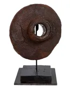 17thc or earlier burlwood wheel