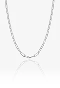 Ali Silver Paperclip Necklace