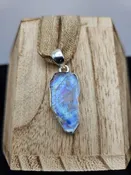 Blue Fire Rainbow Moonstone Pendant — Sunshine and Company