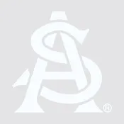 ASU A&S Decal White